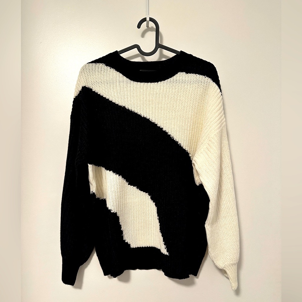 ASOS b&w chic sweater from AX Paris